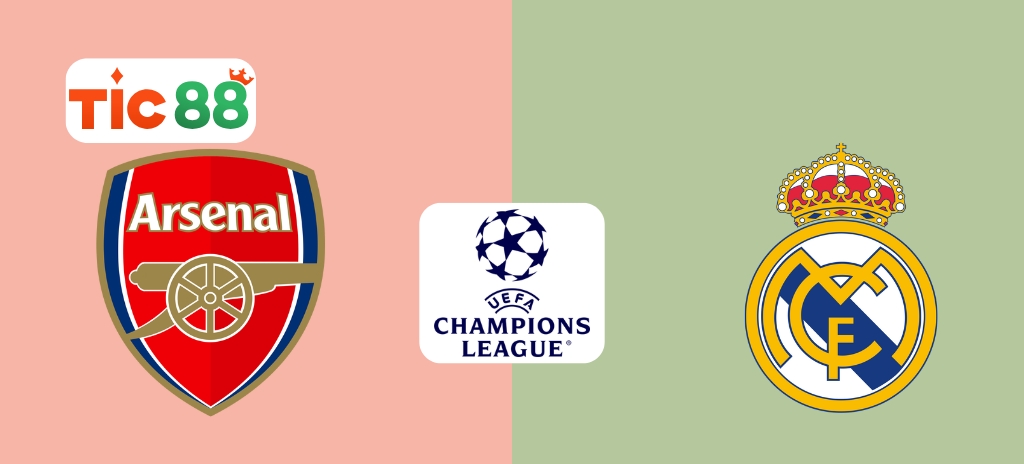 Soi Kèo Arsenal vs Real Madrid 02h00, 09/04/2025 - Cúp C1: Cuộc chiến vua bóng đá