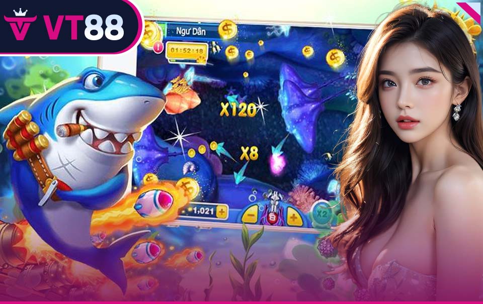 Hướng dẫn chơi bắn cá bách phát bách trúng, thắng đậm thưởng to tại VT88